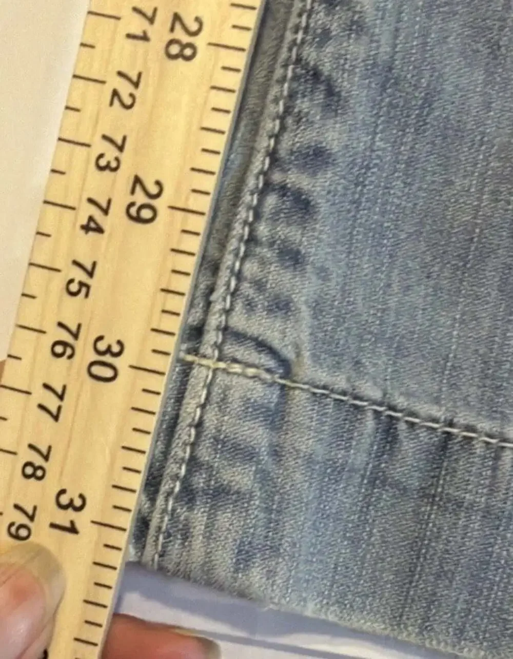 Buffalo David Bitton ‘Beauty’ Straight Leg Jeans Women's W28”/L31” Faux Selvedge